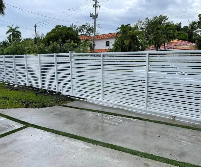 White Sliding Gate Gate Opener Repair